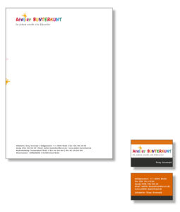 Briefbogen Logo Visitenkarte_ Atelier-Bunterkunt