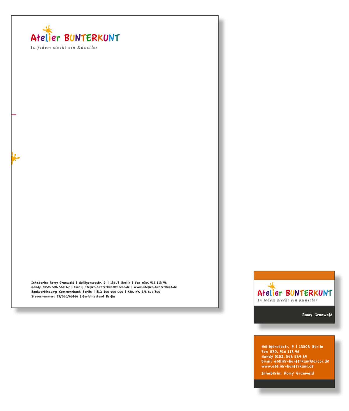 Briefbogen Logo Visitenkarte_ Atelier-Bunterkunt